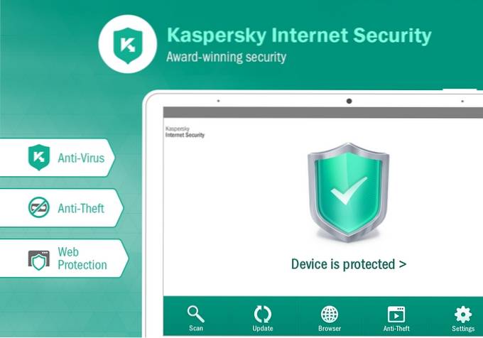 Kaspersky er et annet populært navn du må ha hørt om fra PC Antivirus-scene...